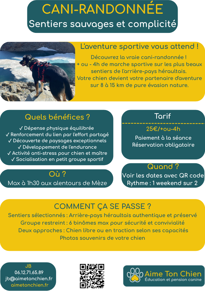 DESCRIPTIF DE LA CANI RANDONNÉE